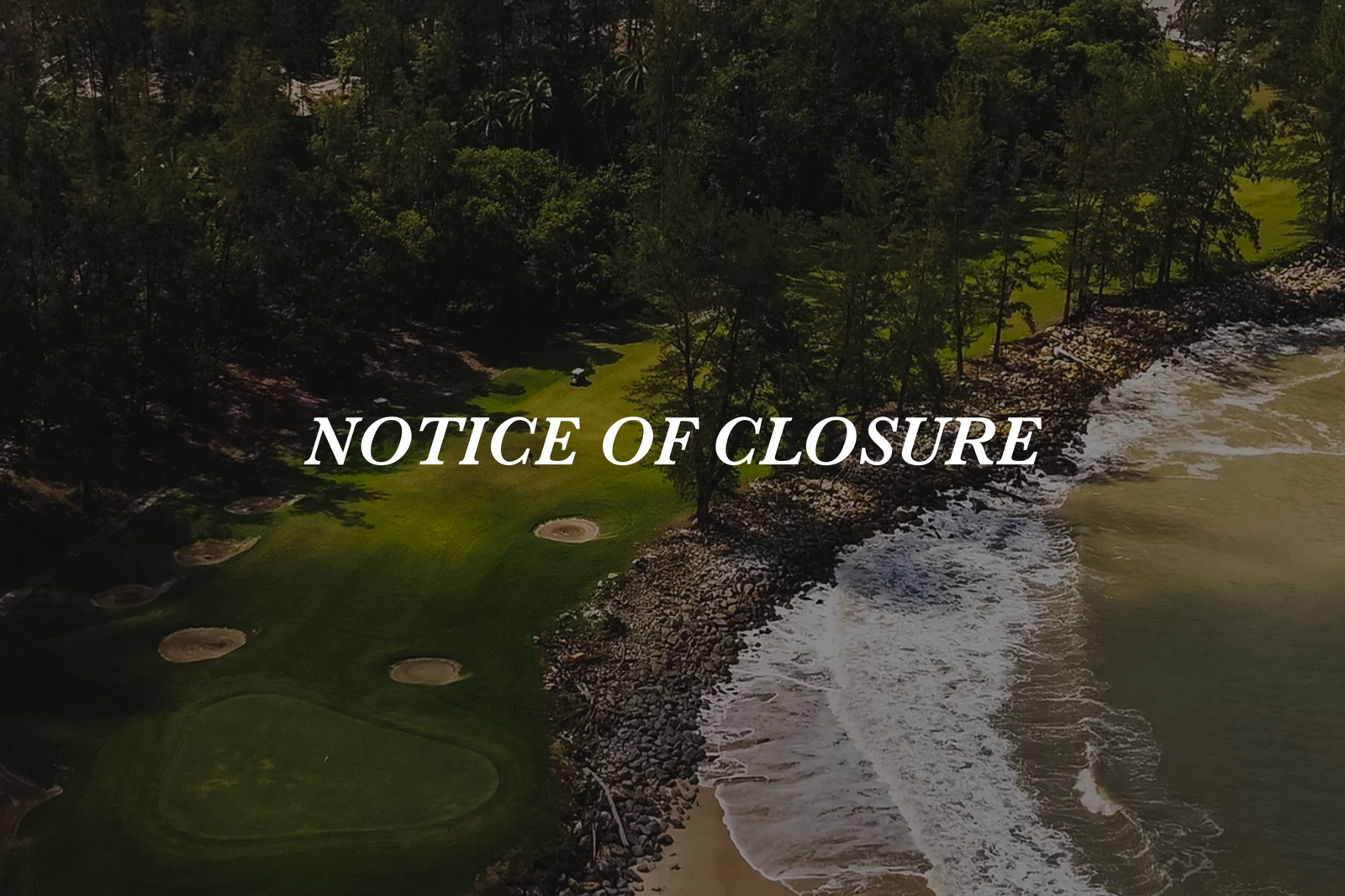 Notice of Closure – 20th December 2025